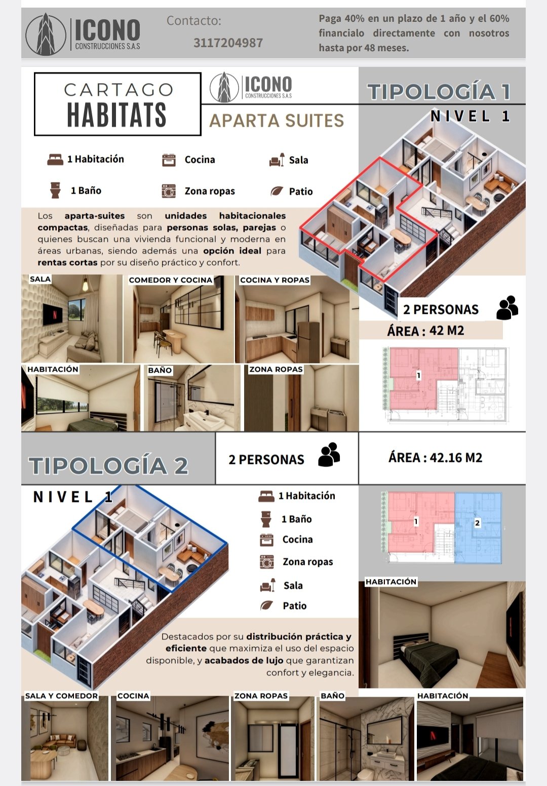 Tipología 1 y 2